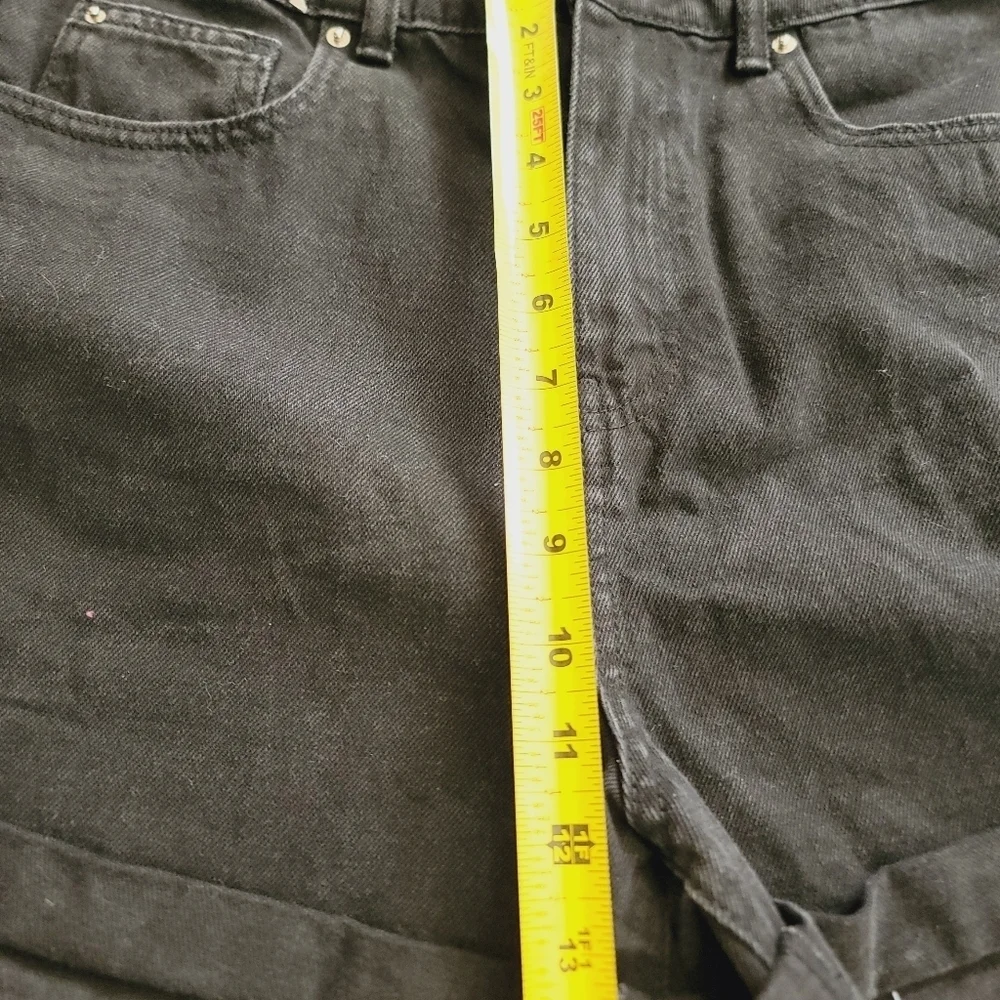 Primark Women's Black Denim Shorts 10